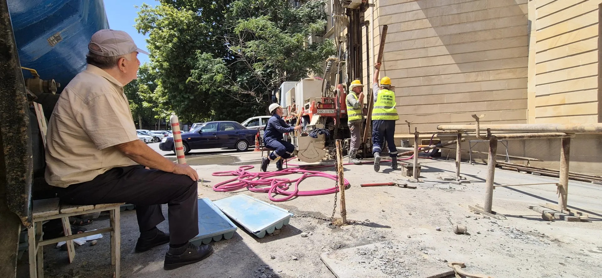 İçərişəhər metrosu sonrası dönmə kamerası və yeraltı dayanacaq